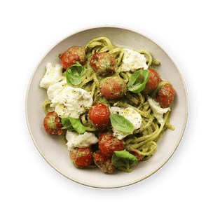 pesto-pasta-and-cherry-tomatoes