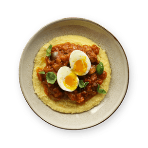 polenta-ratatouille-et-oeuf-mollet