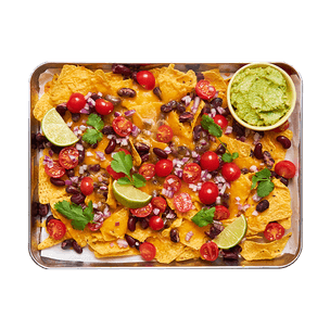 veggie-nachos-with-guac