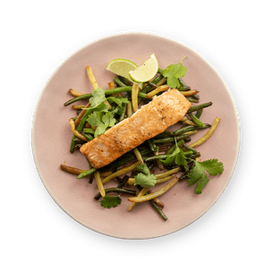salmon-and-roasted-beans