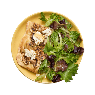 pinsa-chevre-miel-et-champignons