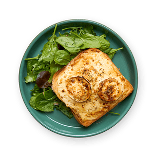 croque-monsieur-chevre-miel-et-poulet-au-air-fryer