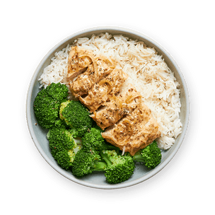 poulet-sauce-moutarde-brocoli-et-riz