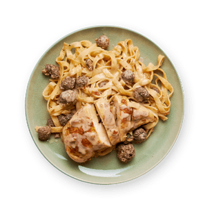 poulet-sauce-morilles-et-tagliatelles