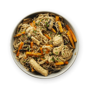 sauteed-noodles-with-chicken-and-mushrooms