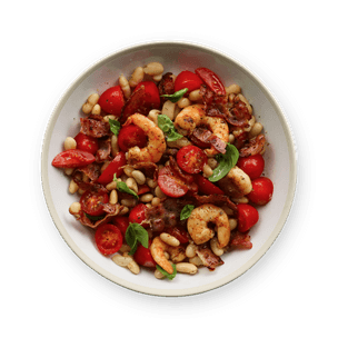 salade-de-haricots-blancs-aux-crevettes-et-chorizo