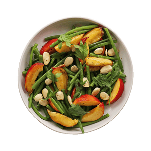 salade-nectarines-haricots-et-amandes