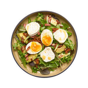 salade-au-chevre-avocat-et-oeuf-mollet