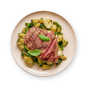 bavette-et-poelee-de-courgettes-printanieres