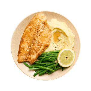 limande-meuniere-puree-et-haricots-verts