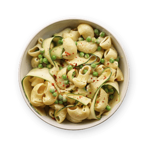pates-cremeuses-aux-petits-pois-et-courgettes