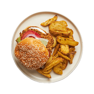 burger-poulet-crousti-sauce-deluxe-et-potatoes