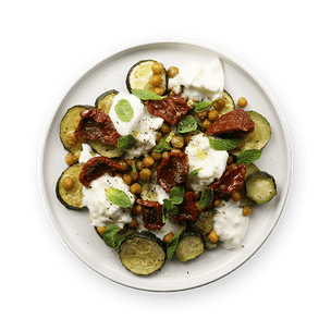 courgette-pois-chiches-et-burrata