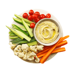 houmous-et-crudites