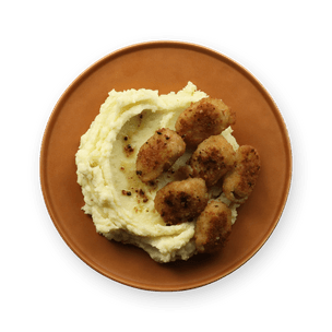chicken-nuggets-with-mashed-potatoes