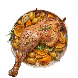 cuisse-de-dinde-rotie-au-fenouil-orange-et-pommes-grenailles