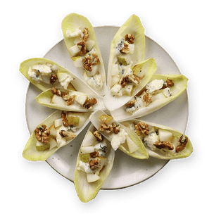 endive-pear-and-gorgonzola-boats