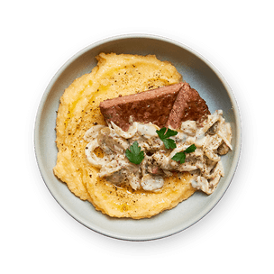 steak-vege-creme-de-champignons-et-polenta