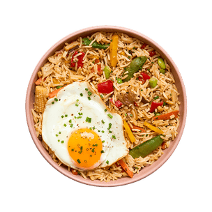 oeuf-au-plat-et-riz-saute-aux-legumes