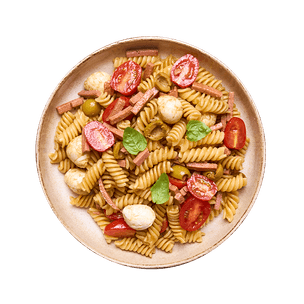 salade-de-pates-mozza-et-allumettes-vege