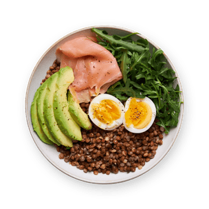 salade-de-lentilles-saumon-fume-et-oeuf