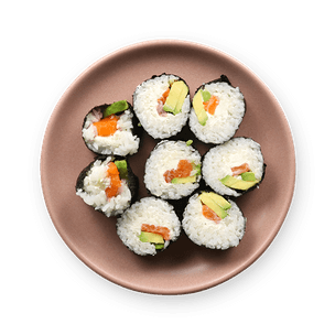 salmon-avocado-maki-rolls