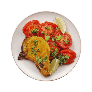 cotes-de-porc-au-currry-et-tomates