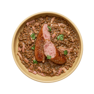 saucisse-lentilles-express