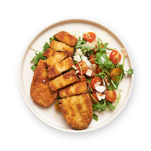 eggplant-milanese-with-arugula-salad