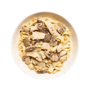 Dinde à la moutarde & tagliatelle