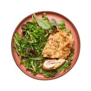 cordon-bleu-maison-au-air-fryer-et-salade