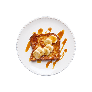 brioche-perdue-banane-et-caramel-au-air-fryer