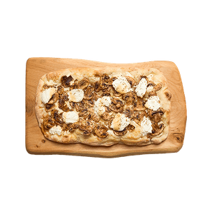 pinsa-chevre-miel-et-champignons
