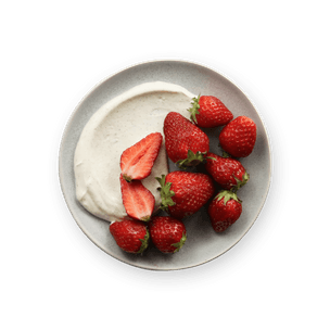 strawberries-with-homemade-whipped-cream