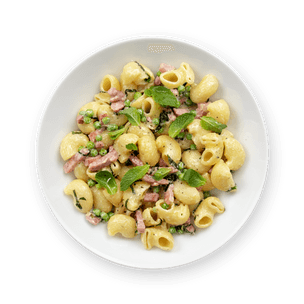 pasta-petits-pois-lardons