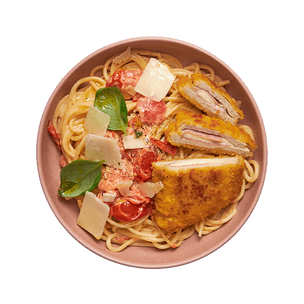 cordon-bleu-et-spaghetti-aux-tomates-cerises