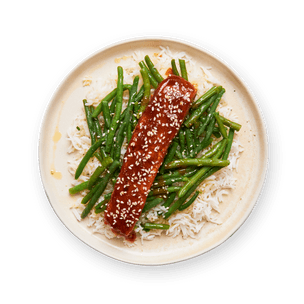 saumon-teriyaki-haricots-verts-et-riz