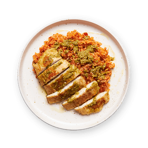 escalope-milanaise-et-riz-a-la-tomate