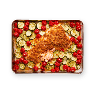 filet-de-saumon-en-croute-tomates-et-courgettes