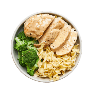 poulet-sauce-miel-moutarde-pates-et-brocoli