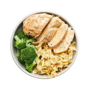 pates-au-poulet-sauce-cremeuse-et-brocoli