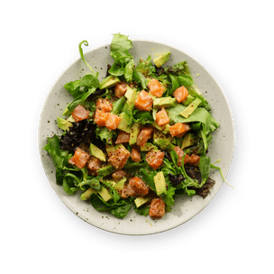 raw-salmon-and-avocado-salad