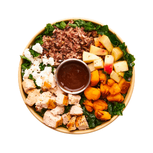 salade-bowl-poulet-courge-et-chevre-frais