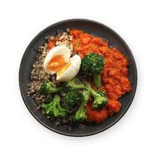 quinoa-veggie-and-egg-bowl