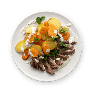 beef-with-parsley-cream-sauce