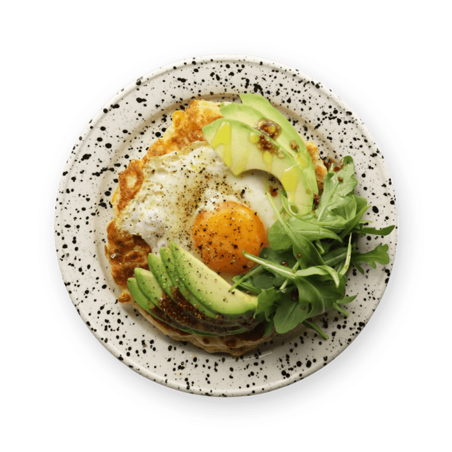 Pancake de maïs & avocat