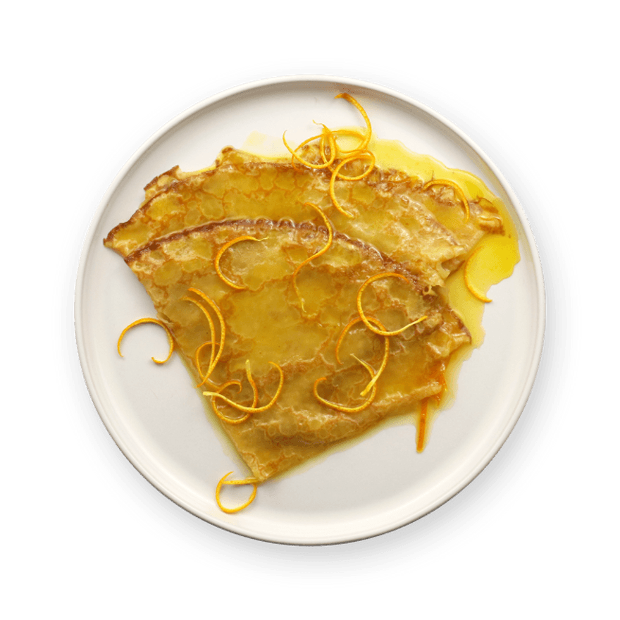 Crêpes suzette express