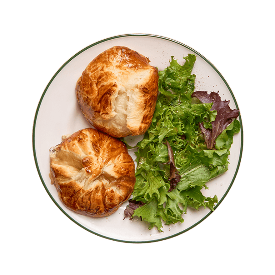Feuilletés aux champignons & chèvre frais