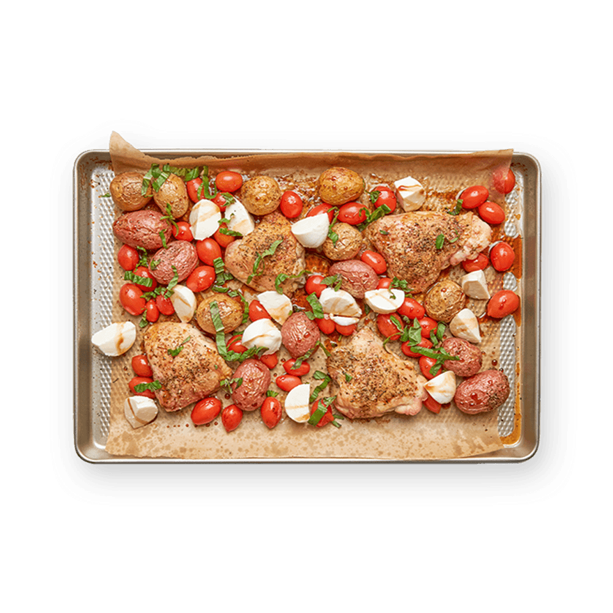 One pan poulet caprese