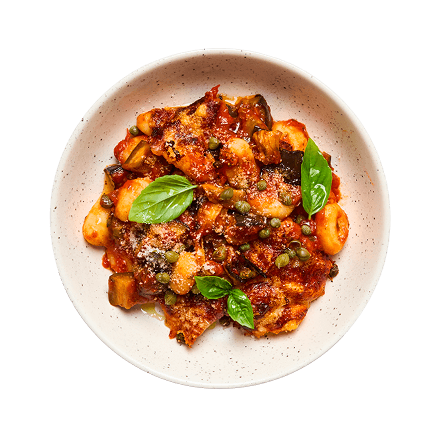 Gnocchi gratinés façon caponata